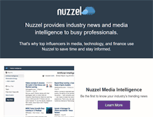 Tablet Screenshot of nuzzel.com